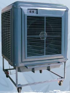 Outdoor evaporative air cooler
